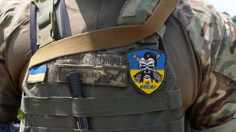 Ukraynalı askerin üniforması