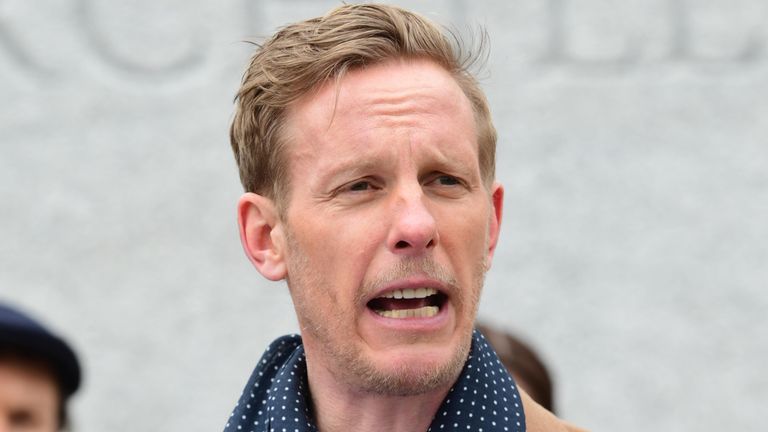 London Mayoral election Leader of the Reclaim Party, Laurence Fox, at the launch of their party manifesto for the London Mayoral election, in Parliament Square, Westminster, central London.  Picture date: Wednesday April 7, 2021.