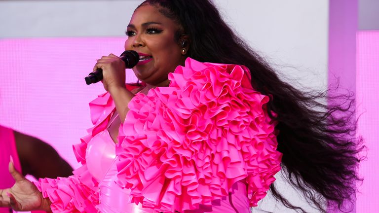 Singer Lizzo performs onstage at the 2021 Global Citizen Live concert at Central Park in New York, US, September 25, 2021