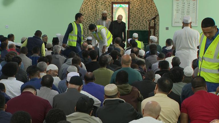  prayers at the Baitul Aziz Islamic Cultural Centre together