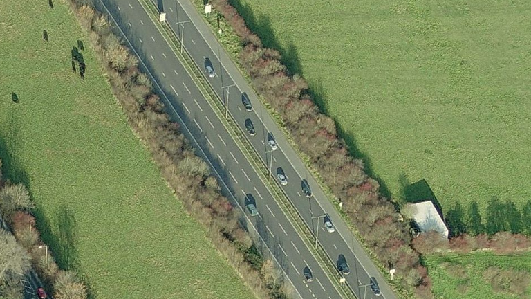 M606 motorway in Bradford. Pic: Google Street View