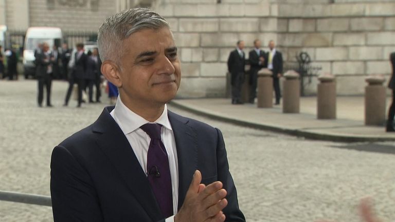 Mayor of London Sadiq Khan says the Queen &#34;has the ability to make us smile and bring us together&#34;.