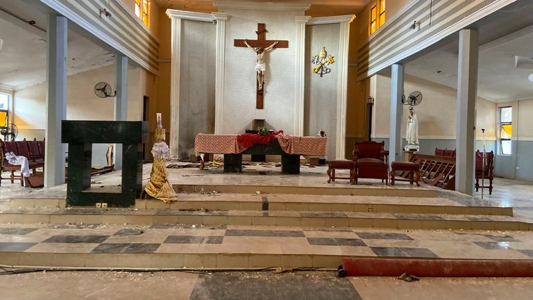 St. Francis Catholic Church in Owo. Pic: Rahaman A Yusuf/AP