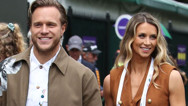 Olly Murs and Amelia Tank at the Wimbledon Tennis Championships in 2021. Pic: Beretta/Sims/Shutterstock