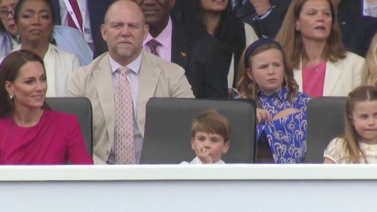 Prince Louis during the Pageant
