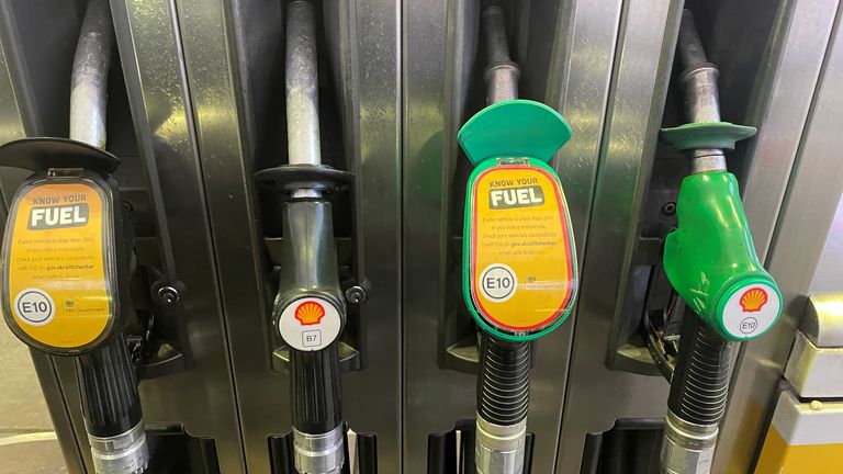 File photo dated 02/09/21 of an E10 petrol pumps at a Petrol Station in Liverpool. Drivers were hit by the largest monthly spike in pump prices on record in March, despite a cut in fuel duty, according to new analysis. Issue date: Wednesday April 6, 2022.