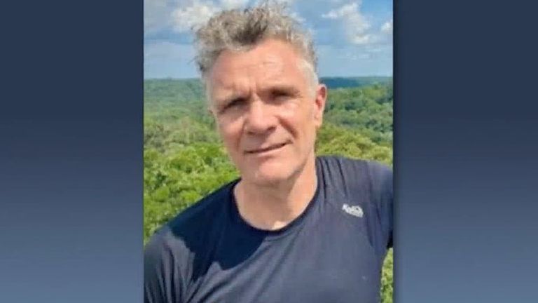 Dom Phillips is a British journalist who went missing with Bruno Pereira on 5 June, 2022. Pic: BAND TV