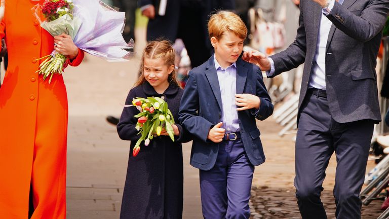 Prince George and Princess Charlotte 