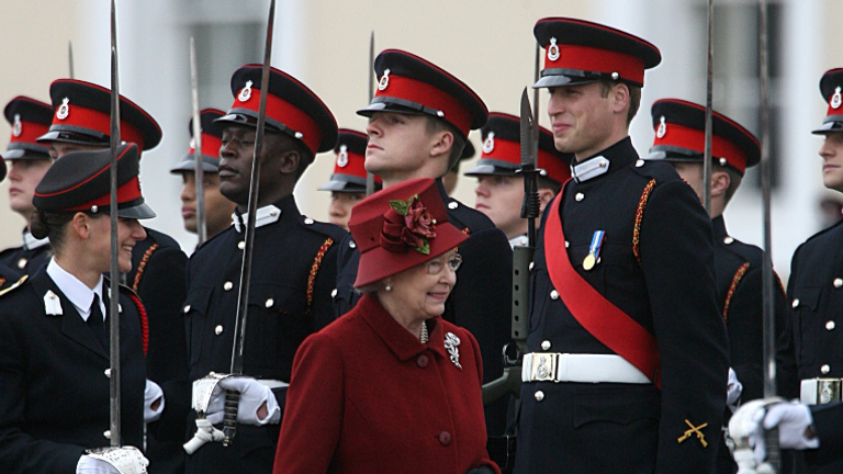 Prince William went to the Royal Military Academy Sandhurst as an Officer Cadet. Pic: Royal Family