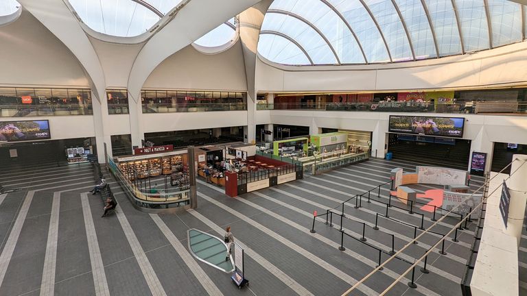 Passengers at Birmingham New Street station, as members of the Rail, Maritime and Transport union begin their nationwide strike in a bitter dispute over pay, jobs and conditions. Picture date: Tuesday June 21, 2022.