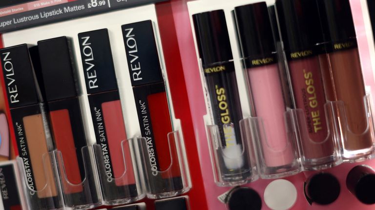 Revlon products are seen on display for sale in a Boots store in London, Britain, June 16, 2022. REUTERS/Hannah McKay