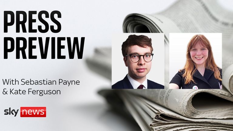 Sebastian Payne of the Financial Times, and the Sun&#39;s Deputy Political Editor, Kate Ferguson