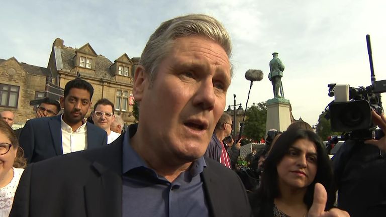 Sir Keir Starmer says the Tories should &#39;get out of the way&#39;