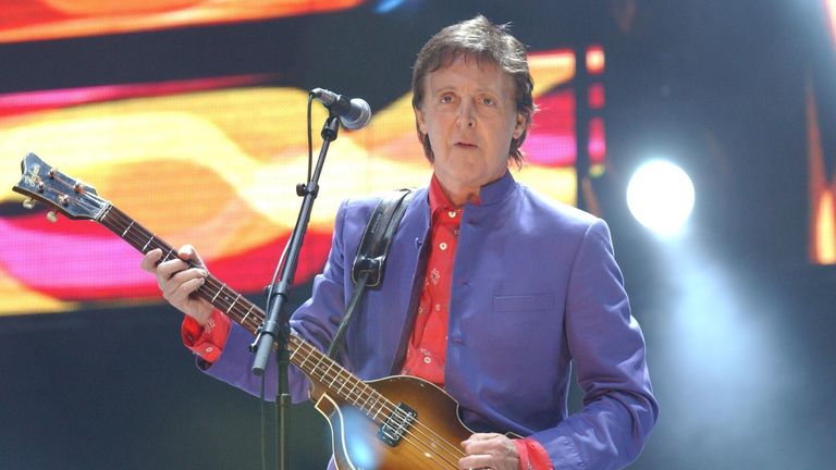 Sir Paul last performed at Glastonbury in 2004