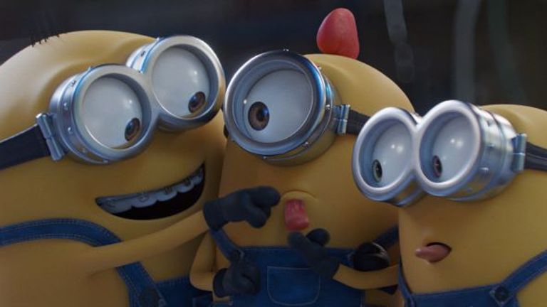 Steve Carell stars in Minions: The Rise Of Gru. Pic: Universal Pictures/Illumination Entertainment