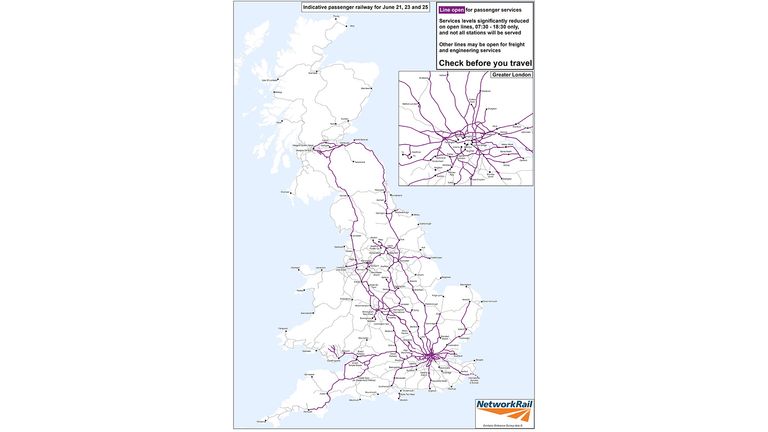 strike  Indicative strike passenger services map - June 2022 (final)
