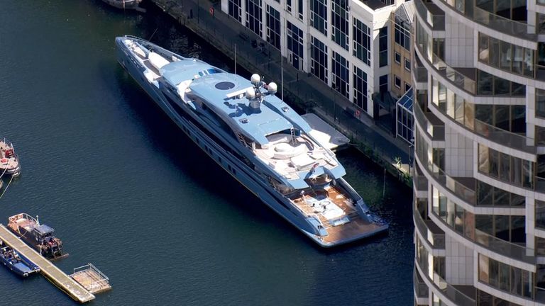 The government says it &#39;firmly&#39; stands by its decision to detain assets such as this superyacht