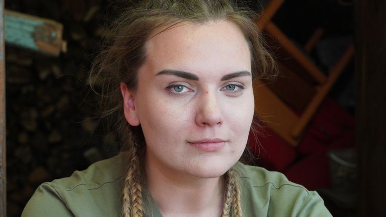 Iryna Tsybuh es la líder del equipo médico de la 5.ª Brigada Hospitalaria de Ucrania.