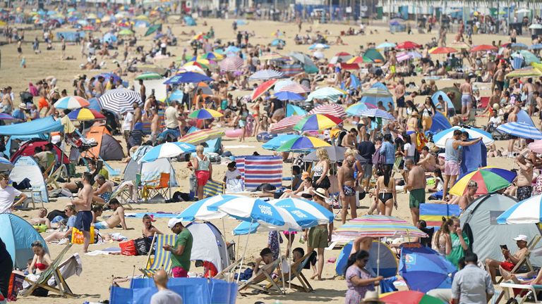 Hottest day recorded again as temperature goes above 30C – with more heat expected later