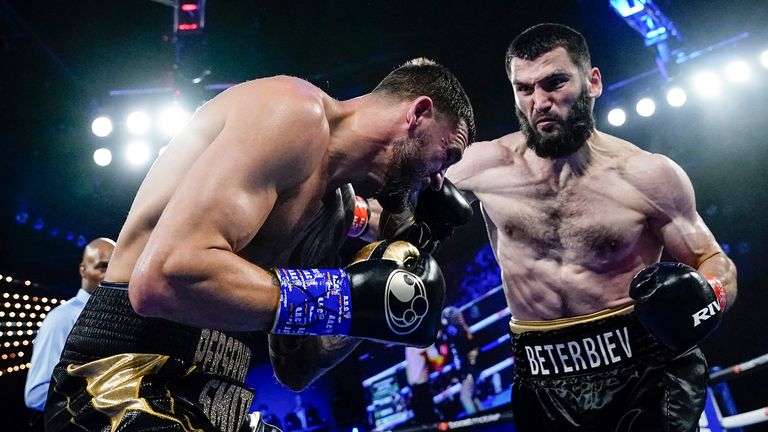 Artur Beterbiev floors Joe Smith Jr three times in victory | Video | Watch TV Show | Sky Sports