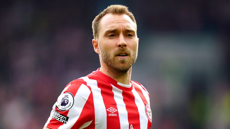 Christian Eriksen&#39;s short-term contract at Brentford expires at the end of June