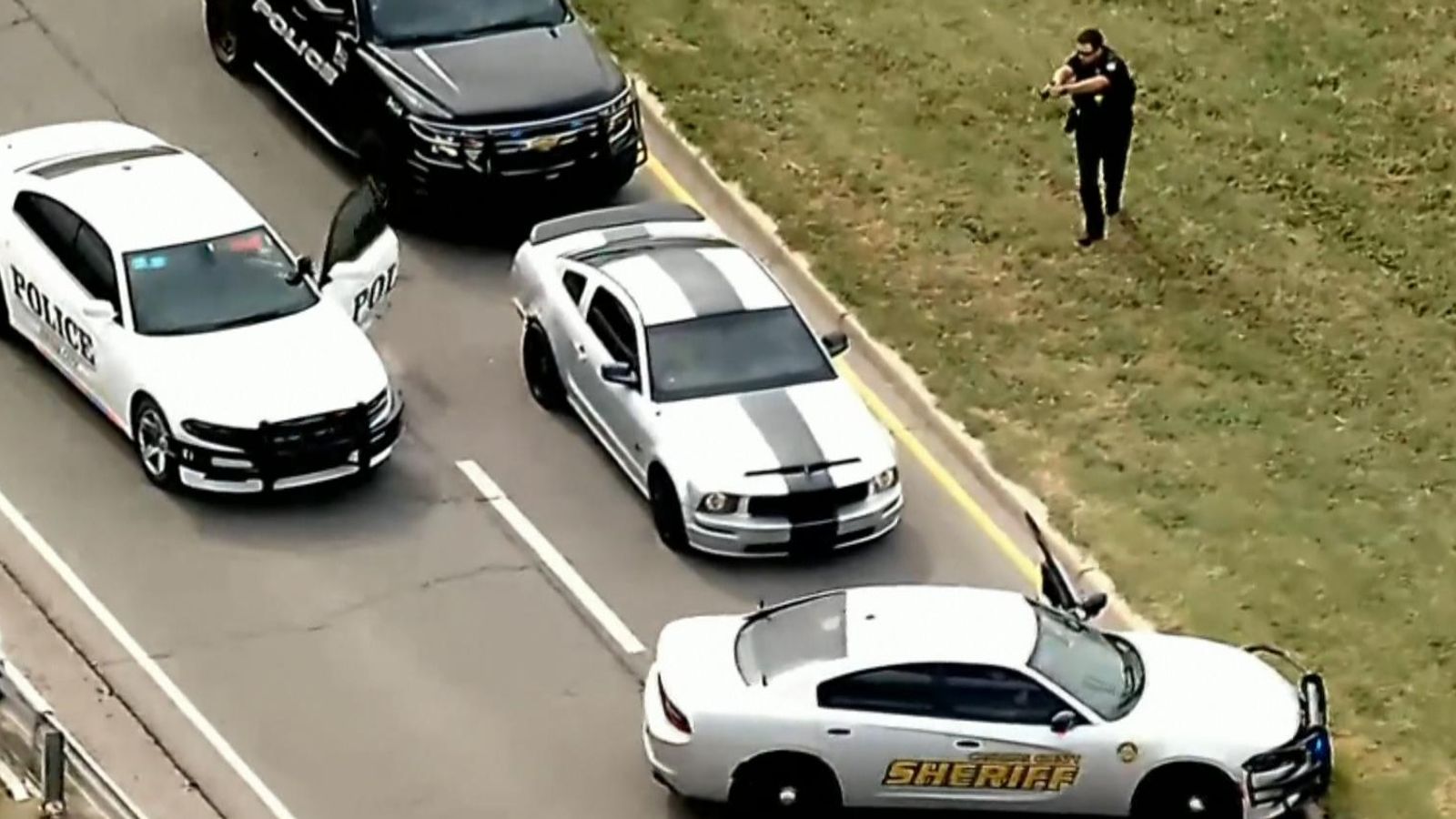 Police catch 140mph driver in Oklahoma after hour-long chase | US News ...