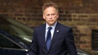 British Transport Secretary Grant Shapps arrives at 10 Downing Street, in London, Britain July 6, 2022. REUTERS/Phil Noble
