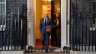 New Chancellor of the Exchequer Nadhim Zahawi leaving 10 Downing Street