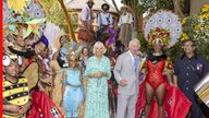 The Prince of Wales and Duchess of Cornwall at the Tabernacle, in west London as they help celebrate the return of the Notting Hill Carnival. This August will be the first time the Carnival has been held since 2019 due to the pandemic. Picture date: Wednesday July 13, 2022.

