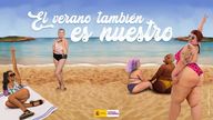 Spanish equality ministry Beach Body campaign to encourage women of all shapes and sizes to live their lives. Pic: Spanish Equality Ministry