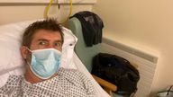 Rhod Gilbert has said he is being treated at the Velindre Cancer Centre in Cardiff. Pic: Rhod Gilbert/Facebook