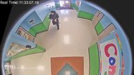 Gunman Salvador Ramos enters the school after crashing his pickup truck. Pic: Austin-American Statesman