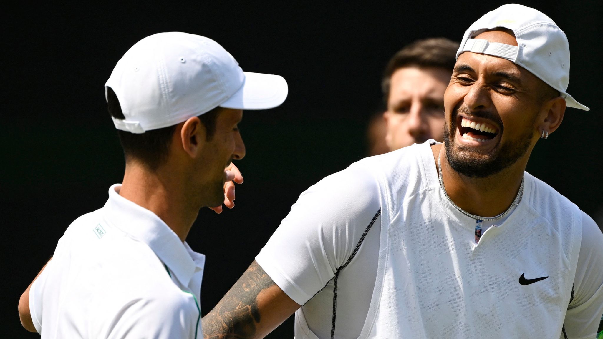 Wimbledon finalists Novak Djokovic and Nick Kyrgios develop unlikely bromance UK News Sky News