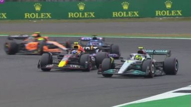 Sainz takes the lead from Leclerc; Perez passes Hamilton