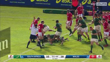 Marx goes over for a second SA try