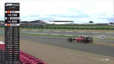 Verstappen pounces on Sainz mistake to take the lead!