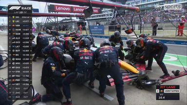 Verstappen relinquishes lead due to car issue