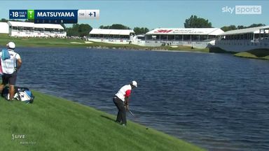 Matsuyama finds water three times on same hole at 3M Open!