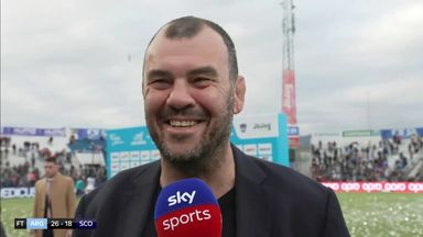 Cheika reacts to Wallabies win | 'It's been a good weekend!'