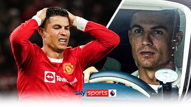 Ronaldo arrives at Man Utd with agent to discuss future