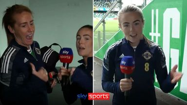 'You're a loud snorer!' - Magill interviews her N Ireland teammates