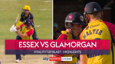 Essex score fourth highest Blast total ever | Glamorgan defeated