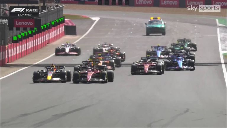 Carlos Sainz Somehow Holds Off Max Verstappen In Dramatic Restart ...