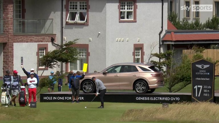 Smith and caddie win car each with hole-in-one at Scottish Open!