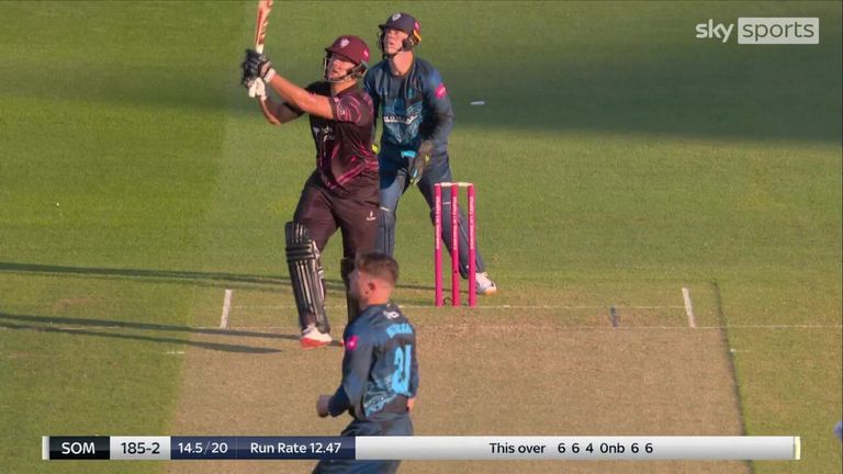 Rossouw makes Blast history with incredible 34 runs in one over!
