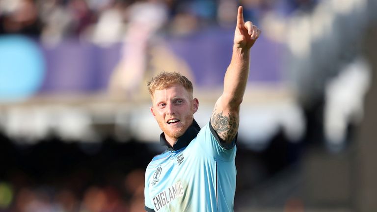 FILE PHOTO: Cricket - ICC Cricket World Cup Final - New Zealand v England - Lord&#39;s, London, Britain - July 14, 2019 England&#39;s Ben Stokes celebrates winning the World Cup Action Images via Reuters/Peter Cziborra/File Photo
