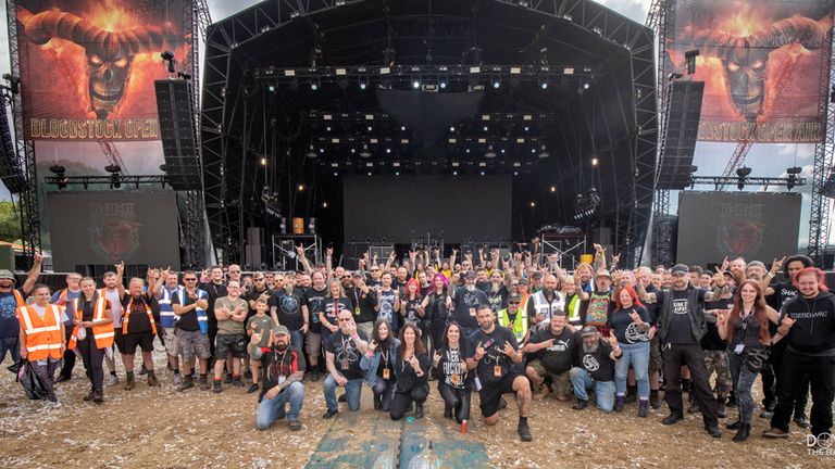 L'équipe du festival Bloodstock