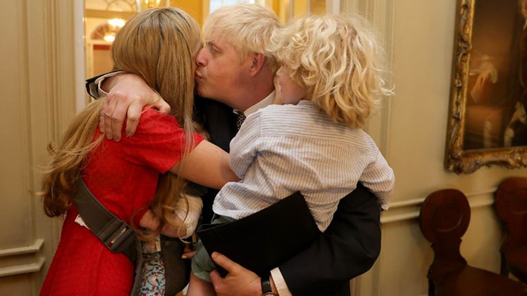 Boris Johnson’s day in pictures – as he is captured in No 10 moments after resigning