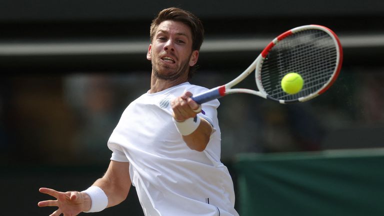 Cam Norrie in action