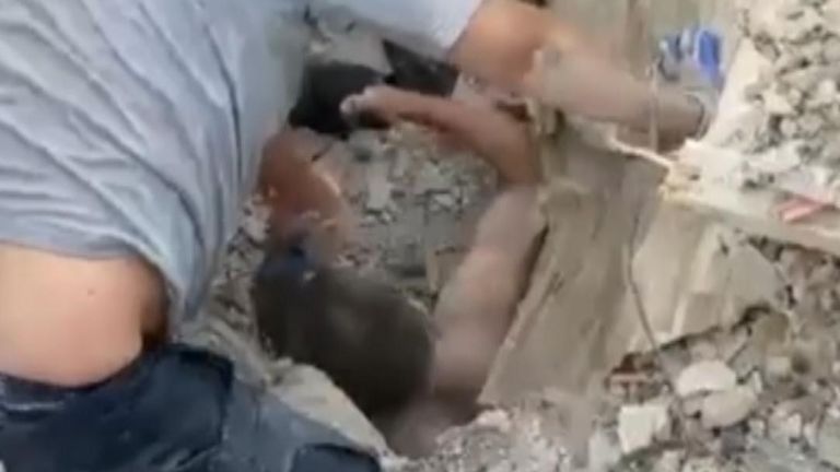 Man rescued from rubble in Chasiv Yar